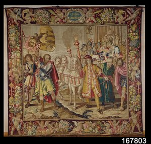 Le Triomphe de Charles V de la Tapisserie de Charles Quint, vers 1630-40 - Flemish School