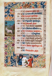V.25-3 Fol.12v Le mois de décembre - Flemish School