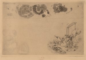 Frontière belge, billet de désordre, 1871 - Félicien Rops
