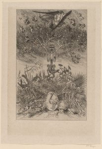 Frontispice : Les Épaves, 1868 - Félicien Rops