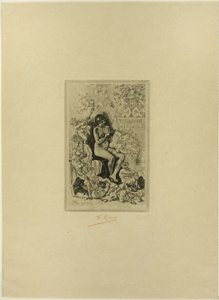 Frontispice pour Rimes de Joie - Félicien Rops