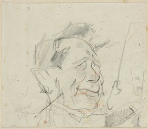 Croquis de Ferdinand Marinus - Félicien Rops