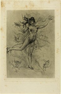 La Feuille de vigne - Félicien Rops