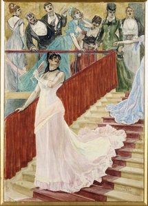 La Rangée, 1877 - Félicien Rops