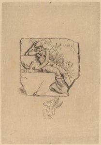 Le moineau de Lesbie - Félicien Rops