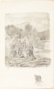 Lavandières - Félicien Rops