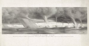 Trombes marines observées en mer de Sicile, 1827 - Félix Achille Beaupoil Saint Aulaire