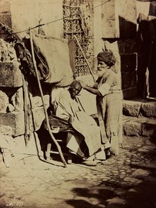 Album Damas et Baalbek : Barbier syrien