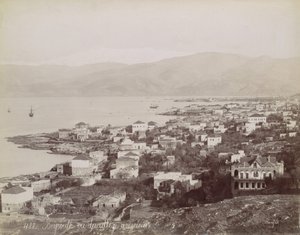Beyrouth. Vu du collège américain, vers 1870 - Félix Bonfils
