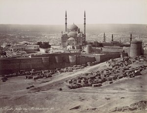 Le Caire près du Mokkatam, années 1870