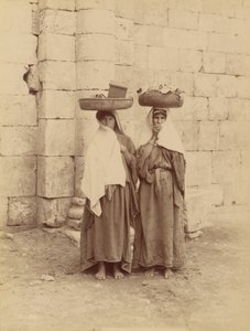 Femmes de Siloé, Palestine - Félix Bonfils