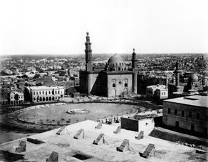Vue générale du Caire, Égypte, 1878