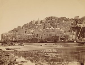 Jaffa, vue générale prise de la mer - Palestine - Félix Bonfils