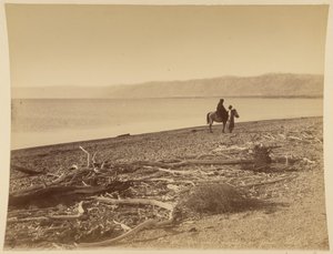 Mer morte et montagnes de Judée, Palestine - Félix Bonfils