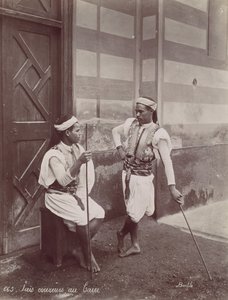 Sais coureurs au Caire - Félix Bonfils
