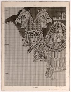 Dessin schématique de soie Buyide (1962.264) - Félix Guichert