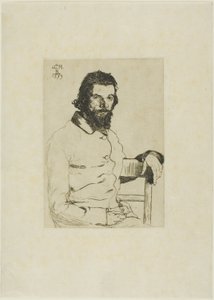 Portrait de Meryon - Félix Henri Bracquemond