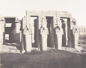 Gournah Thèbes, Palais Dit le Memnonium - Félix Teynard