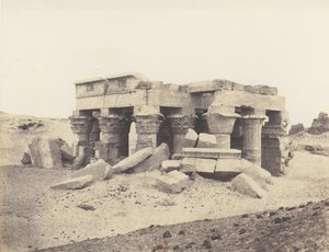 Kôm-Ombou Ombos, Vue Générale des Ruines - Félix Teynard