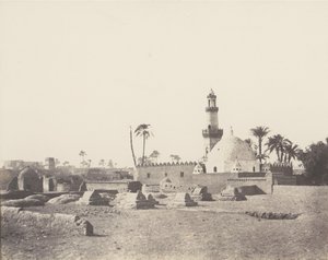 Souâdj, cimetière musulman et tombeau de Mourâd-Bey, 1851-52, imprimé en 1853-54 - Félix Teynard