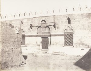 Souâdj, Tombeau de Mourâd-Bey - Entrée de la Mosquée - Félix Teynard