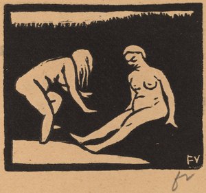 La sortie du bain - Félix Vallotton