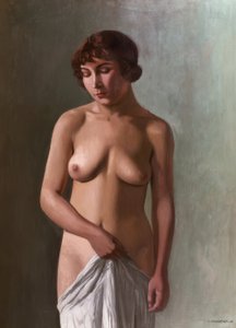 Jeune fille debout
