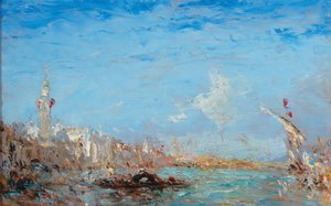 Grand Canal à Venise - Félix Ziem