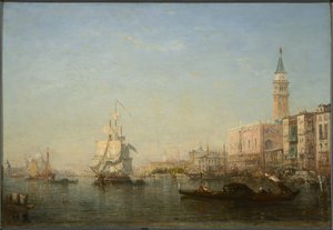 Le Grand Canal, Venise - Félix Ziem