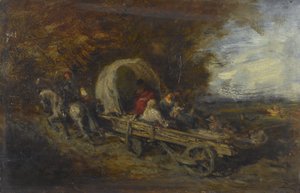 La Carrosse, entre 1843 et 1844