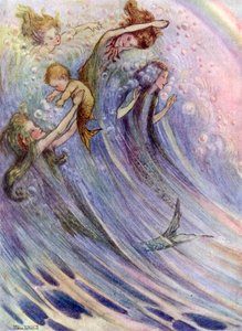 Sirènes jouant - Flora White