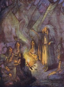 Peaux-Rouges et leurs wigwams - Flora White