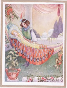La princesse a mis les jeunes filles dans des hamacs - Flora White