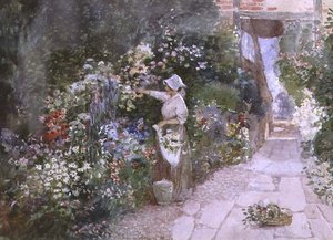 Cueillir des fleurs - Florence Agnes Mackay