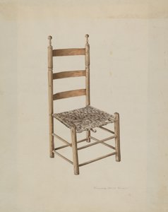 Chaise à dossier échelle