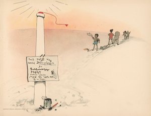 Illustration pour Les aventures polaires de Golliwogg - Florence K. Upton