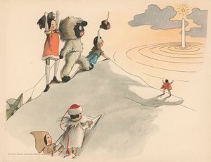 Illustration pour Les aventures polaires de Golliwogg - Florence K. Upton