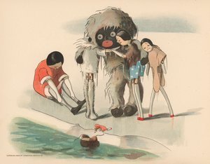Illustration pour Les aventures polaires de Golliwogg - Florence K. Upton