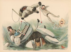 Illustration pour Les aventures polaires de Golliwogg - Florence K. Upton