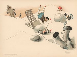 Illustration pour Les aventures polaires de Golliwogg - Florence K. Upton
