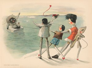 Illustration pour Les aventures polaires de Golliwogg - Florence K. Upton