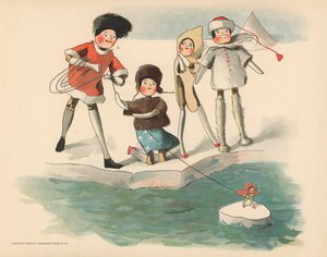 Illustration pour Les aventures polaires de Golliwogg - Florence K. Upton