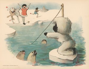 Illustration pour Les aventures polaires de Golliwogg - Florence K. Upton