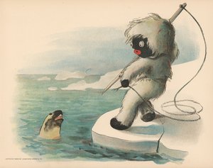 Illustration pour Les aventures polaires de Golliwogg - Florence K. Upton