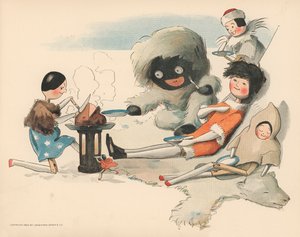 Illustration pour Les aventures polaires de Golliwogg - Florence K. Upton
