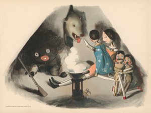 Illustration pour Les aventures polaires de Golliwogg - Florence K. Upton