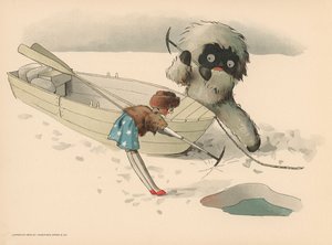 Illustration pour Les aventures polaires de Golliwogg - Florence K. Upton