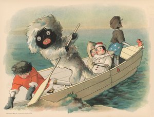 Illustration pour Les aventures polaires de Golliwogg - Florence K. Upton