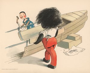 Illustration pour Les aventures polaires de Golliwogg - Florence K. Upton