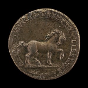 Cheval frappant le sol, vers 1545 (argent non sterling) (revers de 6240388)